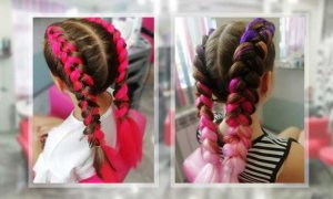 Плетіння кіс з канекалоном, коси | Пірсинг волосся